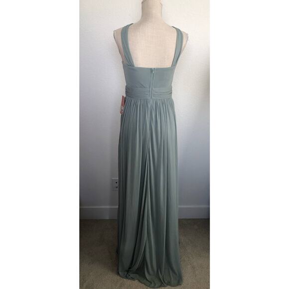 Birdy Grey Kiko Mesh Sage Green Gown - M - Picture 6 of 7